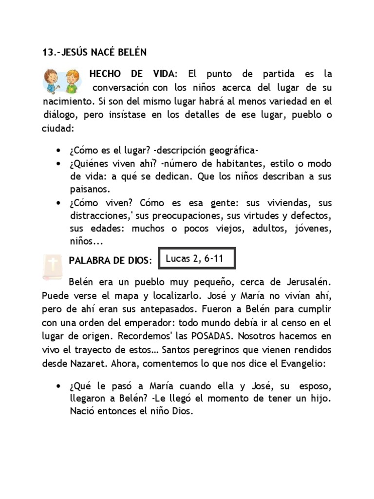 Jesús Nace en Belén ? | PDF | María, madre de Jesús | Belén