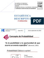 Estadística Descriptiva 2