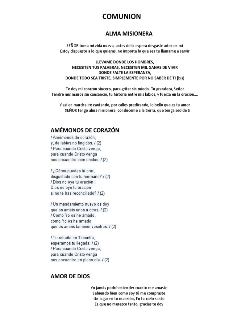 9 Comunion | PDF | Amor | Cristo (título)