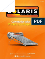 Memoria Técnica Calentador Solar 18 Tubos