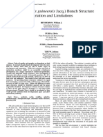 Oil Palm Elaeis Guineensis Jacq Bunch Structure Variation and Limitations