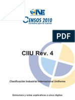 Estructura CIIU4