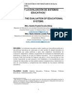 Monografía PISA y La Evaluación de Sistemas Educativos
