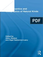 Helen Beebee, Nigel Sabbarton-Leary (Editors) - The Semantics and Metaphysics of Natural Kinds (Routledge Studies in Metaphysics) - Routledge (2010)