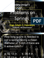 Machine Design 1: Problems On Springs