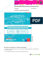 OA: Lee Con Atención El Siguiente Afiche y Responde Las Preguntas