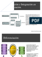 Presentacion Diferenciacion e Integracion Organizacional
