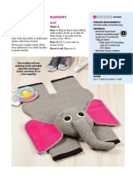 Elephant Rug: Discover A Kit-Of-The-Month Club For Crocheters and Knitters!