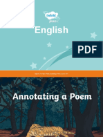 (492142) Lesson Presentation Annotating A Poem