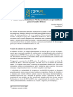 Grangeia e Santos (2021) (GESEL) O cenário atual da Indústria do Petróleo no Brasil e as oportunidades para os veículos elétricos
