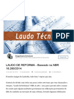 Laudo de Reforma Baseado Na NBR 16 PDF Free
