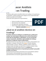 Cómo Hacer Análisis Técnico en Trading