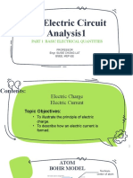 Module 1.2 Atoms, Electrical Charge, Voltage& Current