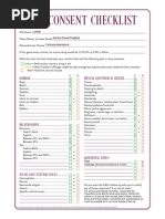 Completed Consent Form