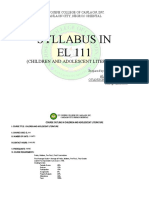 SYLLABUS EL 111