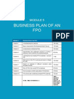 Business Plan of An FPO