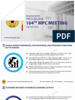 104th MPC Meeting - Highlights Press Release