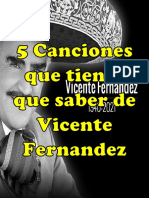 5 Canciones Que Tienes Que Saber de Vicente Fernandez