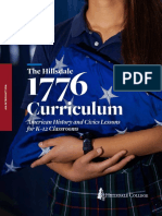 An Introduction The Hillsdale 1776 Curriculum 2