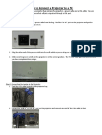 How To Connect A Projector To A PC: Step 1. Turning On The Projector