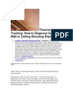 Thermal Tracking: How To Diagnose Indoor Wall or Ceiling Ghosting Stains