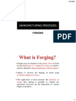 Manufacturing Processes: Forging