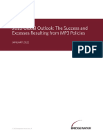 2022 Global Outlook the Success and Excesses Resulting From Mp3 Policies