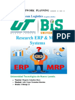 Research ERP and MRP Systems