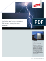 Lightning and Surge Protection For Battery Storage Systems: White Paper
