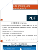GDPR and Indian Data Protection Bill