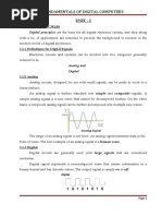 Fundamentals of Digital Computers: Unit - I