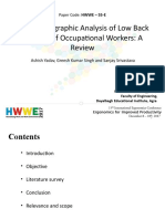 Electromyographic Analysis of Low Back Muscles of Occupational Workers: A Review