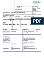 Job Safety Analysis: Vibration Analyzer, Rag