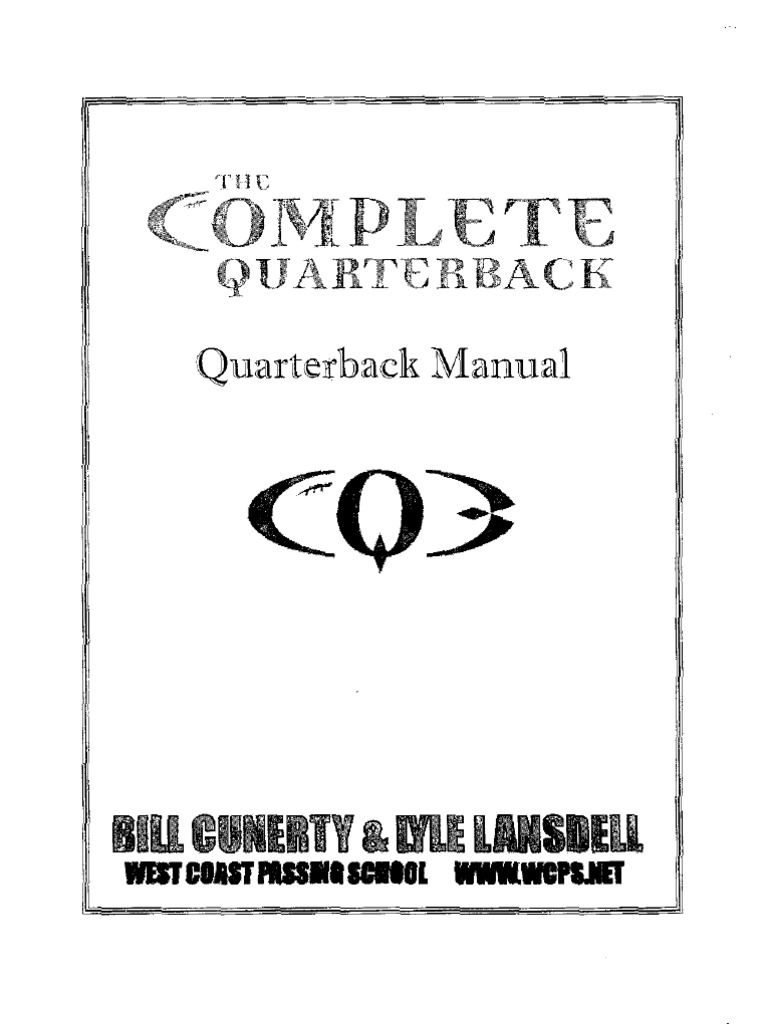 West Coast Academy QB Manual | PDF