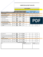 Form Inspeksi and Test Plan (ITP) ABG