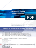 4 - 0 MC Destructive Testing