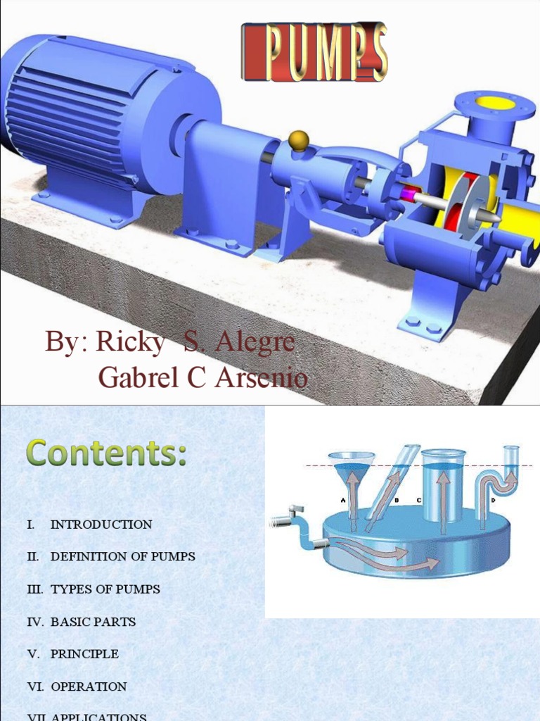Overview of Pump Types and Operations | PDF | Pump | Steam Engine