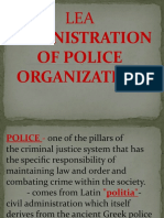 Administration of Police Organization