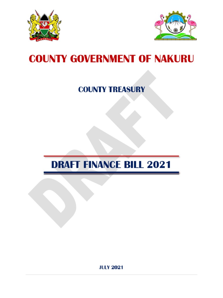 Draft Finance Bill 2021 20th July 2021 PDF Property Tax Taxes