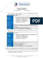 Notice of Vacancies 05 Janaury 2022