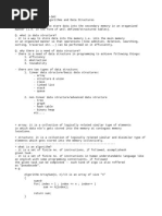 Data Structure Notes