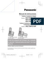 Manual de Instrucciones kxtg6711sp