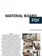 Material Board: - Kadambari Karmalkar