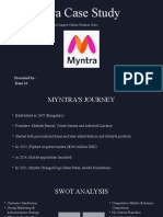 Myntra Case Study: Presented By-Team 16