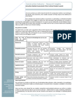 Construction Market Assessment Prior To New Product Launch