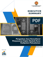 Executive Summary Naskah Kuno Kadipaten Pakualaman