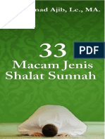 33 Macam Sholat Sunah_Muhammad Ajib