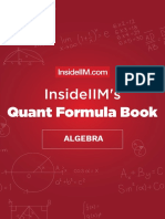 Formula Book - Algebra