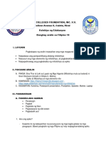 Icct Colleges Foundation, Inc. V.V. Soliven Avenue II, Cainta, Rizal Kolehiyo NG Edukasyon Banghay Aralin Sa Filipino 10