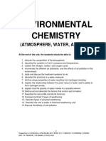 Module 9 Environmental Chemistry